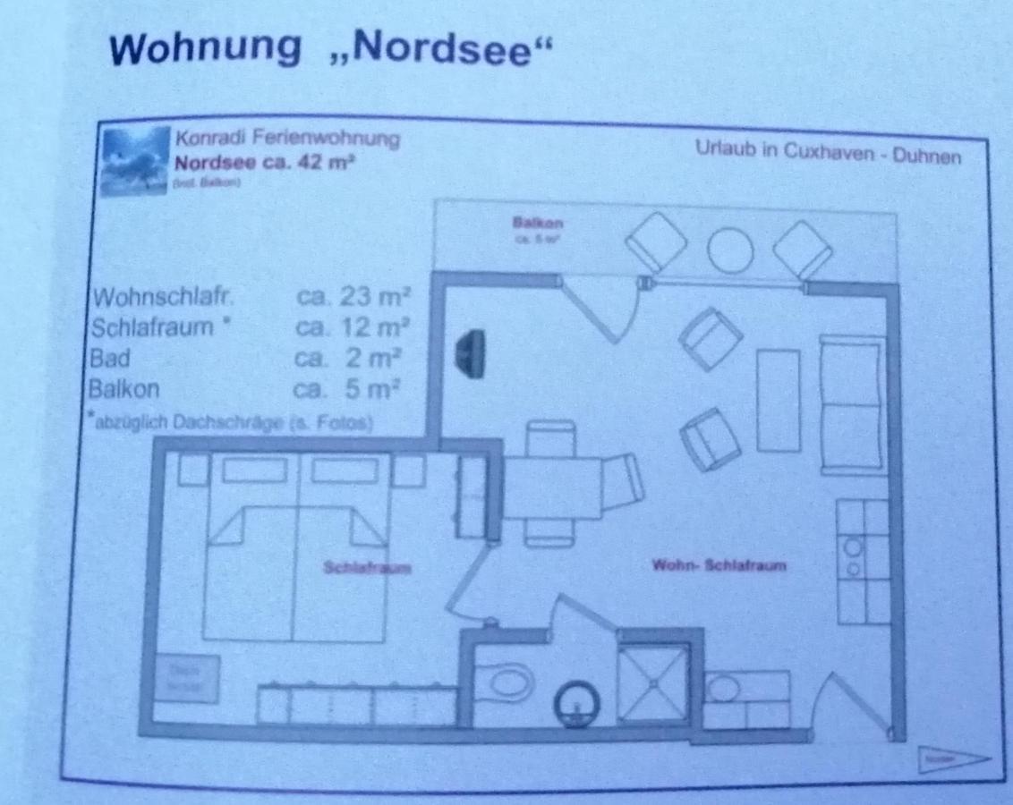 Ferienwohnung Konradi Cuxhaven-Duhnen Экстерьер фото
